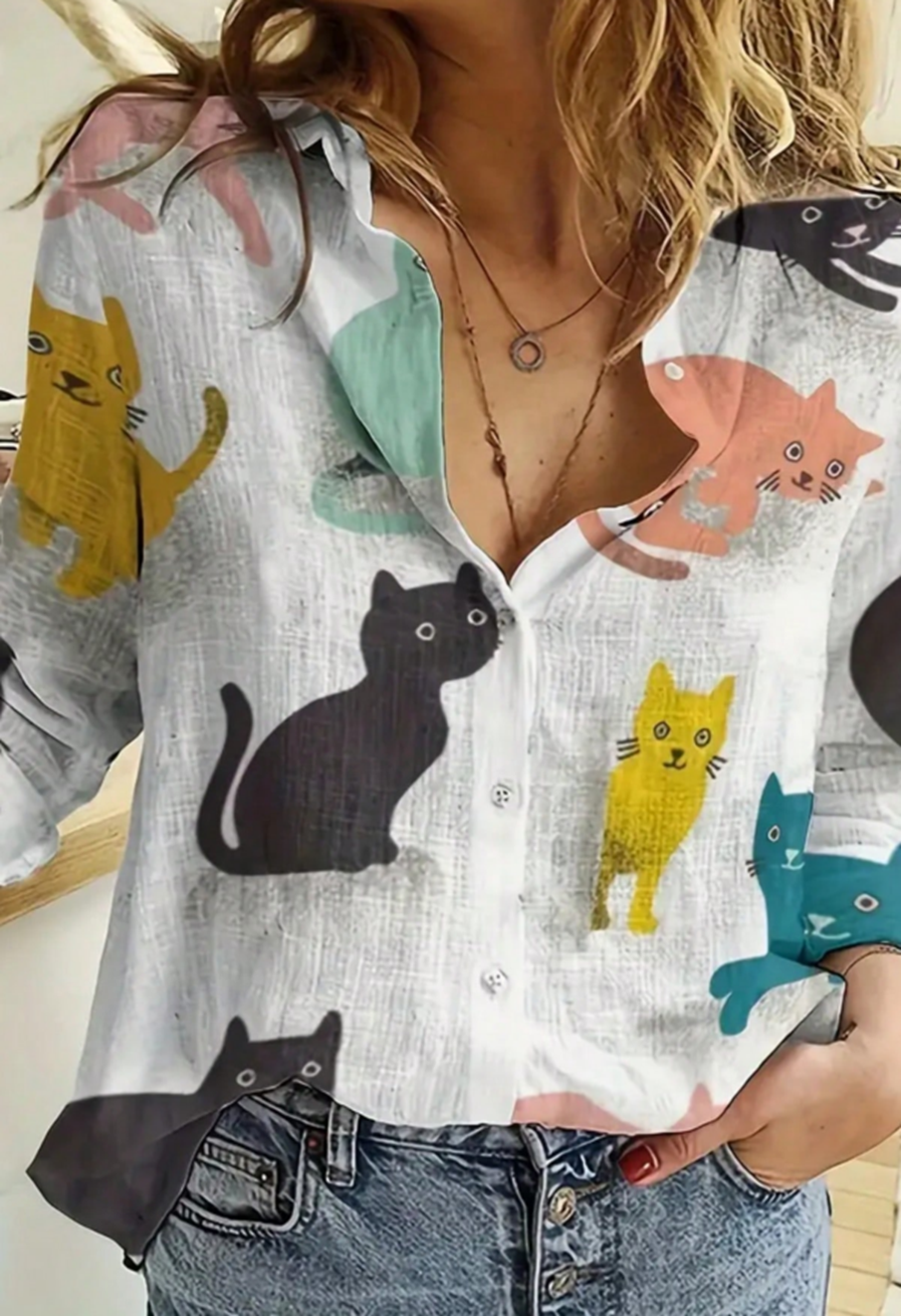 WhiskerPop Casual Shirt