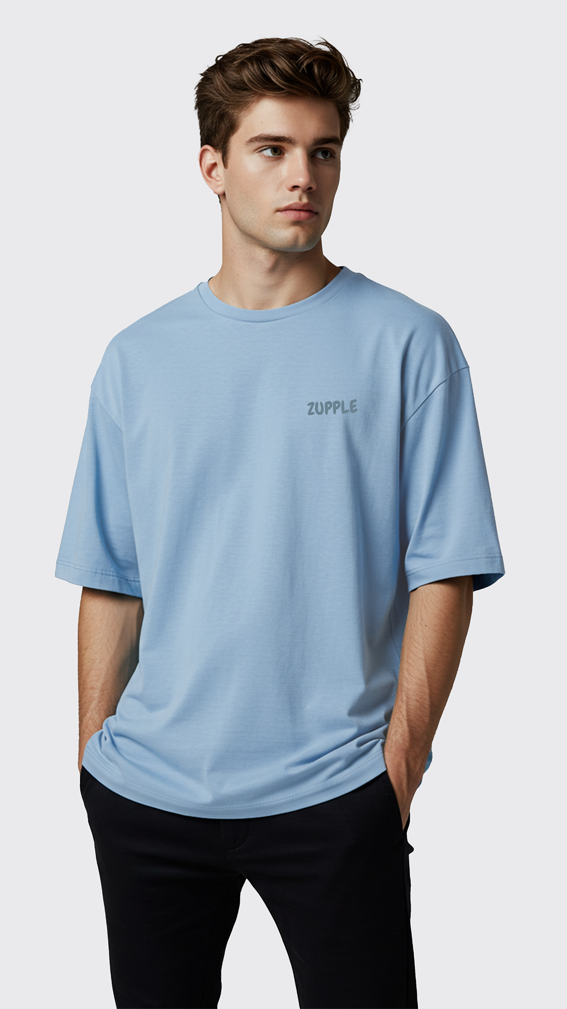 Zupple "Luxury" Lifestyle Oversized T-Shirt – Men’s