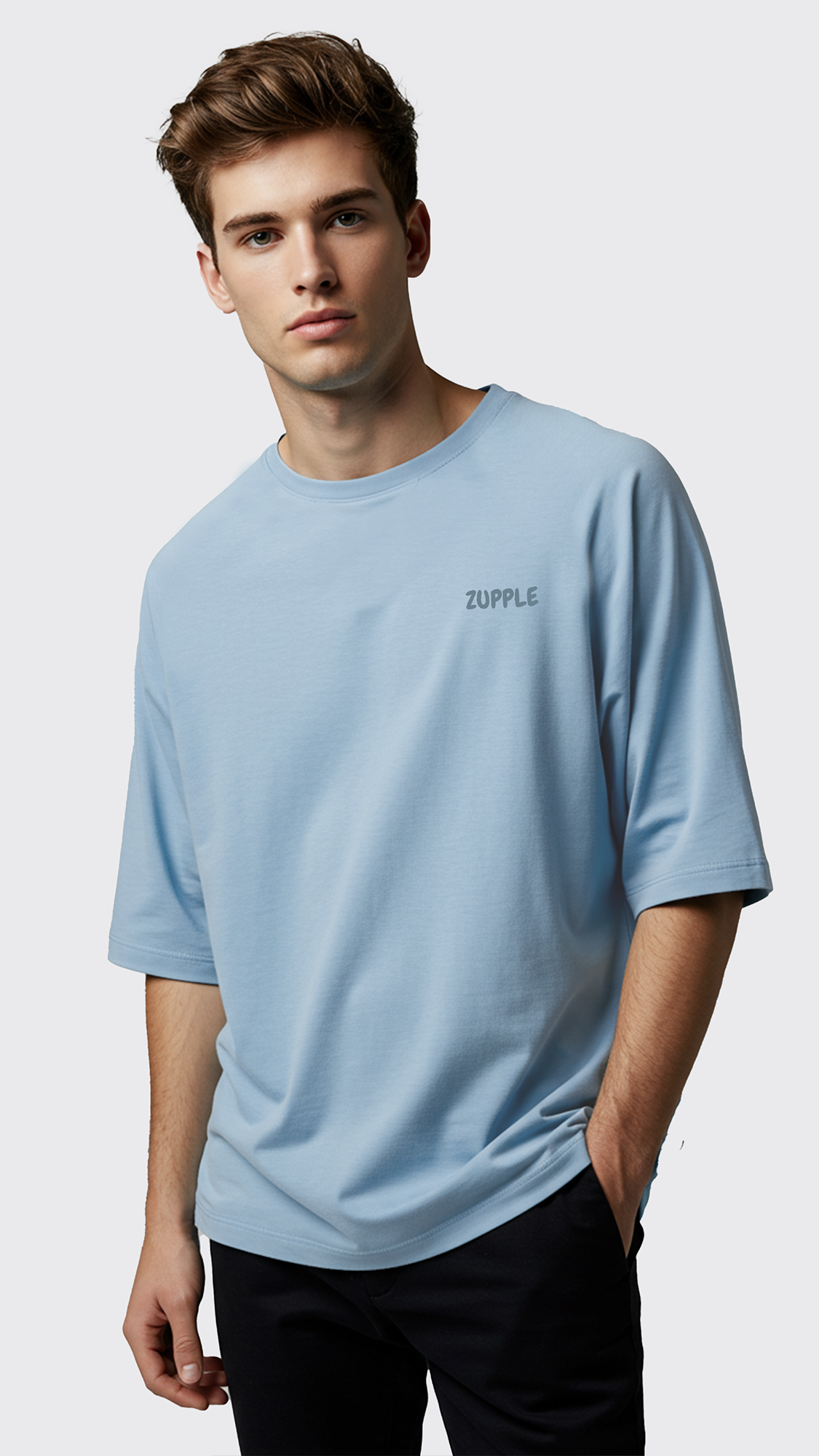 Zupple "Luxury" Lifestyle Oversized T-Shirt – Men’s