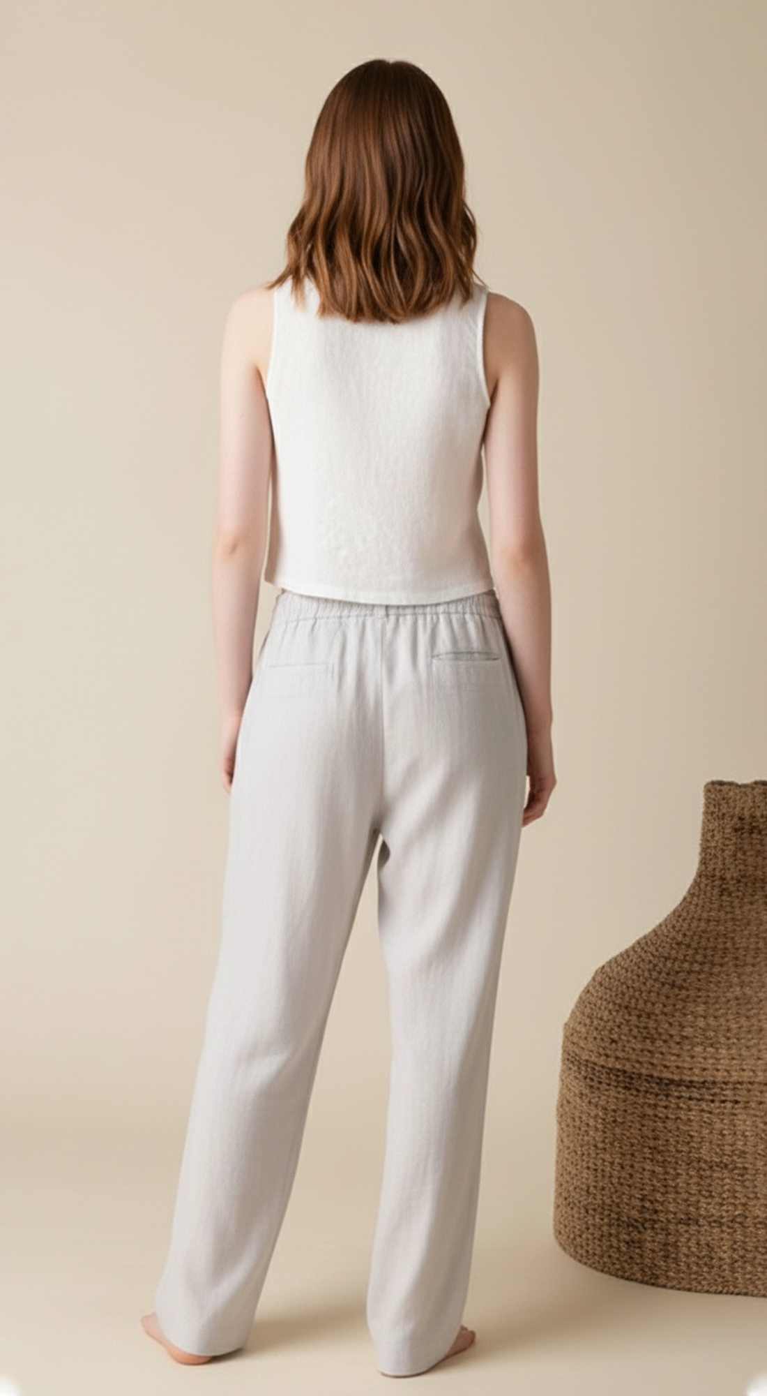 Relaxed Fit Casual Trousers