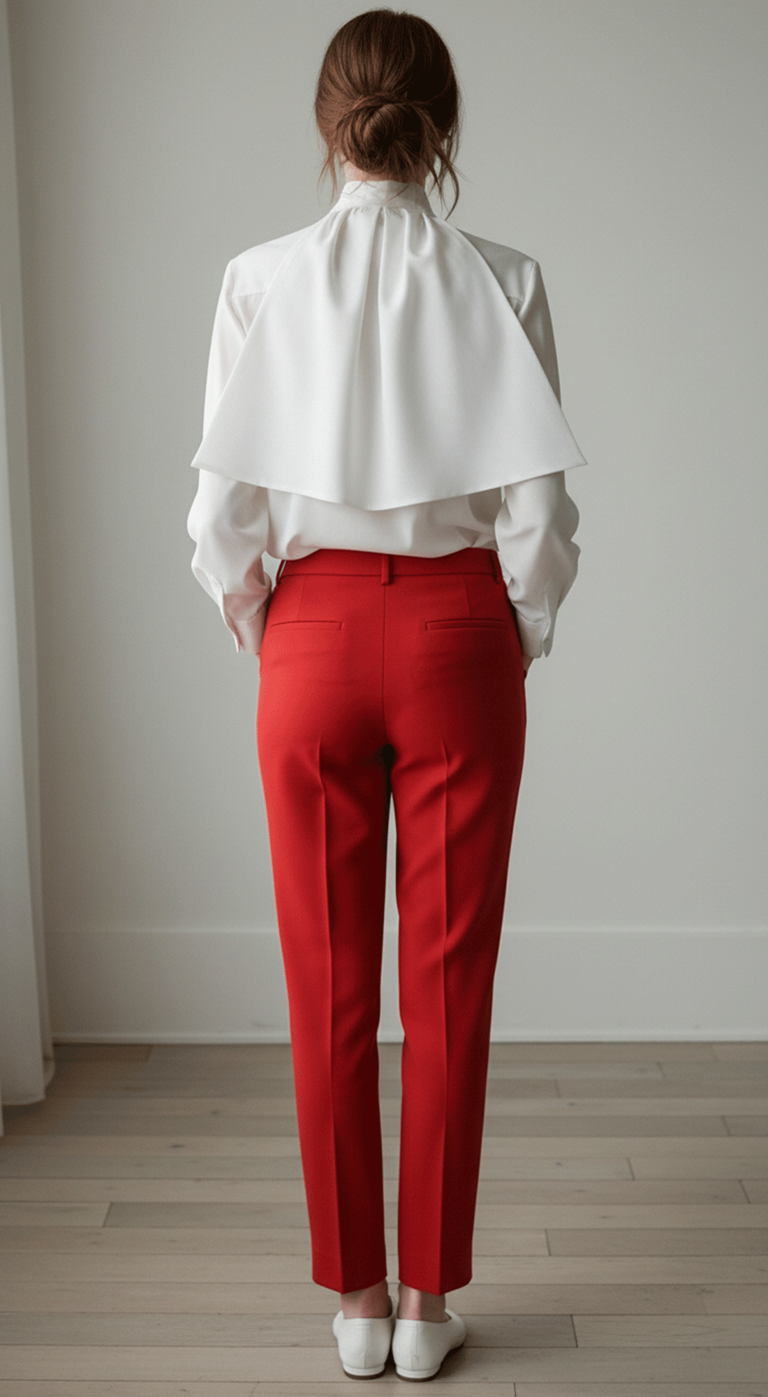 Avant Garde Scarf-Neck Shirt