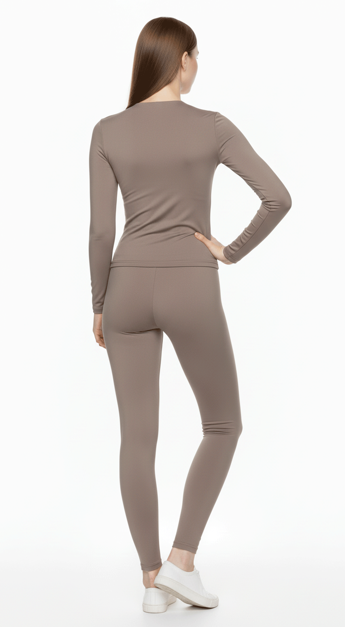 Minimalist Zip-Front Crew Top