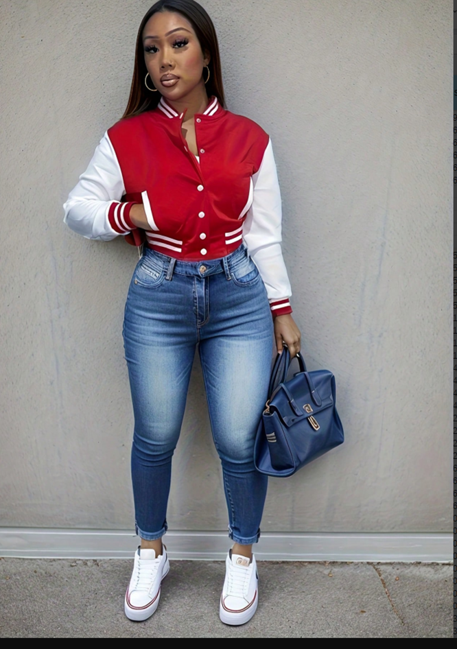Varsity Bomber Jacket