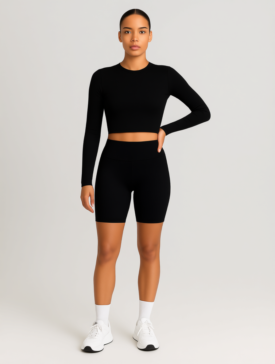 Long Sleeve Crop Top