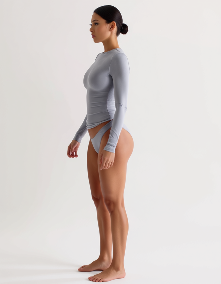 Body Hugging Long Sleeve Tee