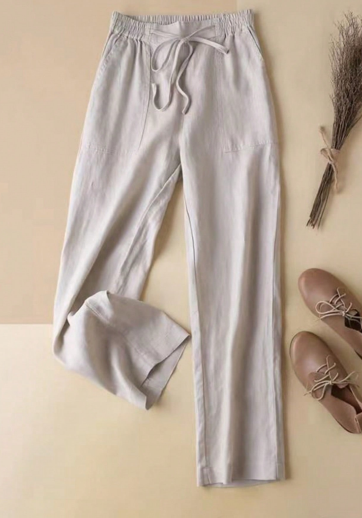 Relaxed Fit Casual Trousers