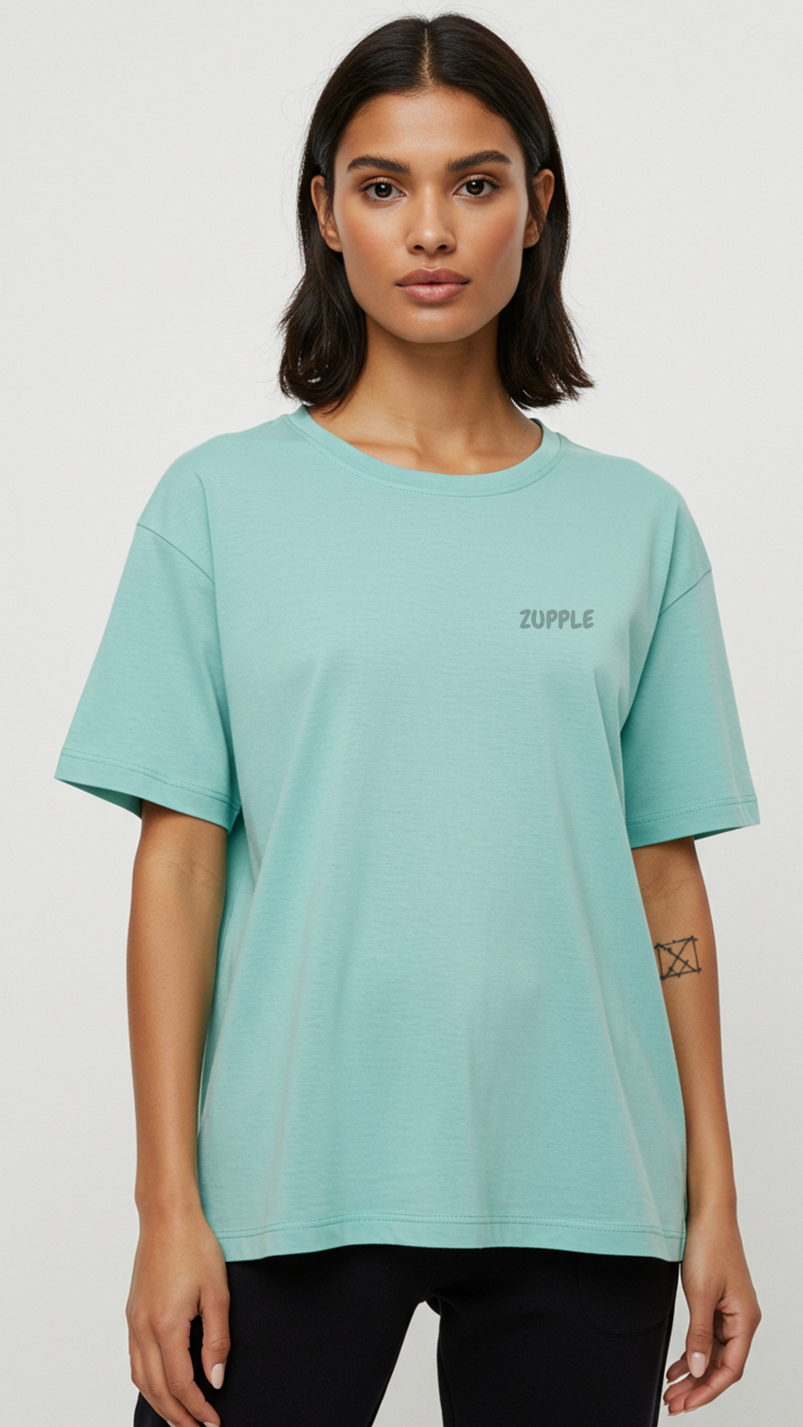 Zupple "Luxury" Lifestyle Oversized T Shirt Women's