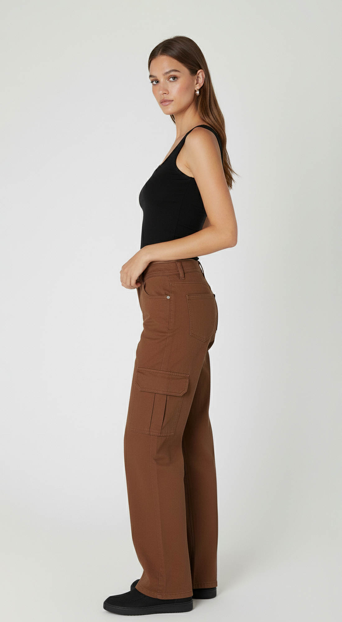 Clean Line Square Shirred Top