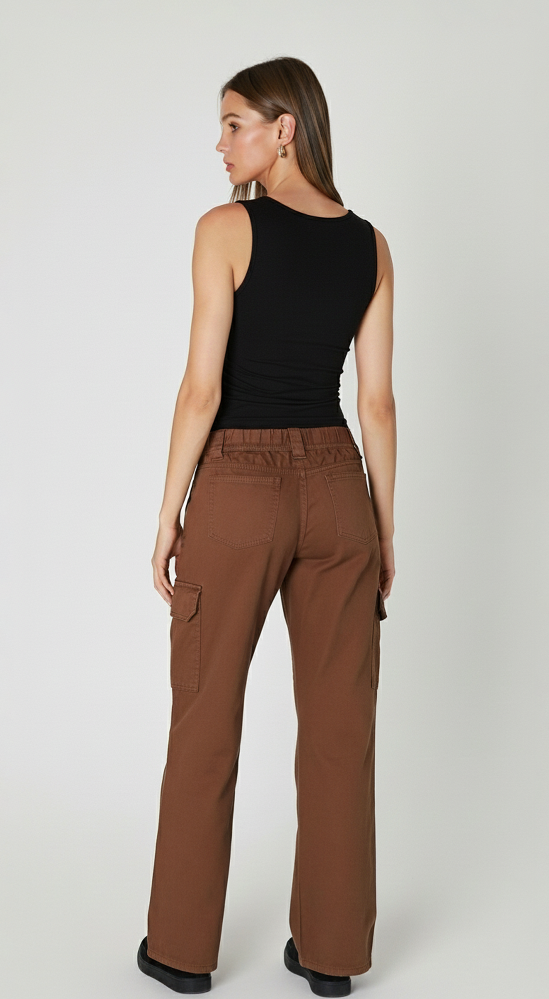 Clean Line Square Shirred Top