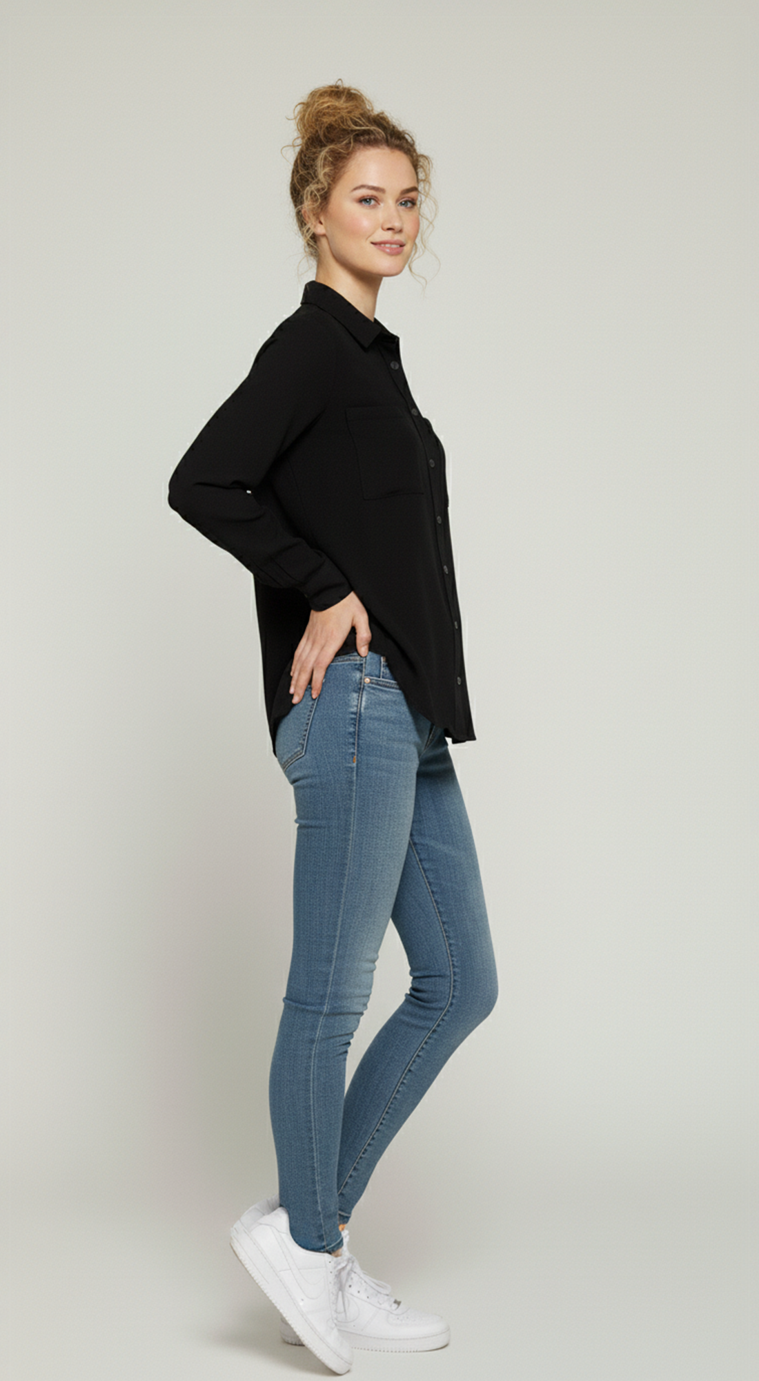 Long Slv Button Down Corduroy Shirt