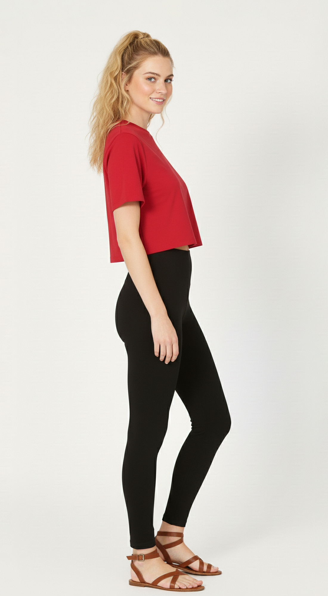 Oversized Short Sleeve Cropped Boxy T-shirt