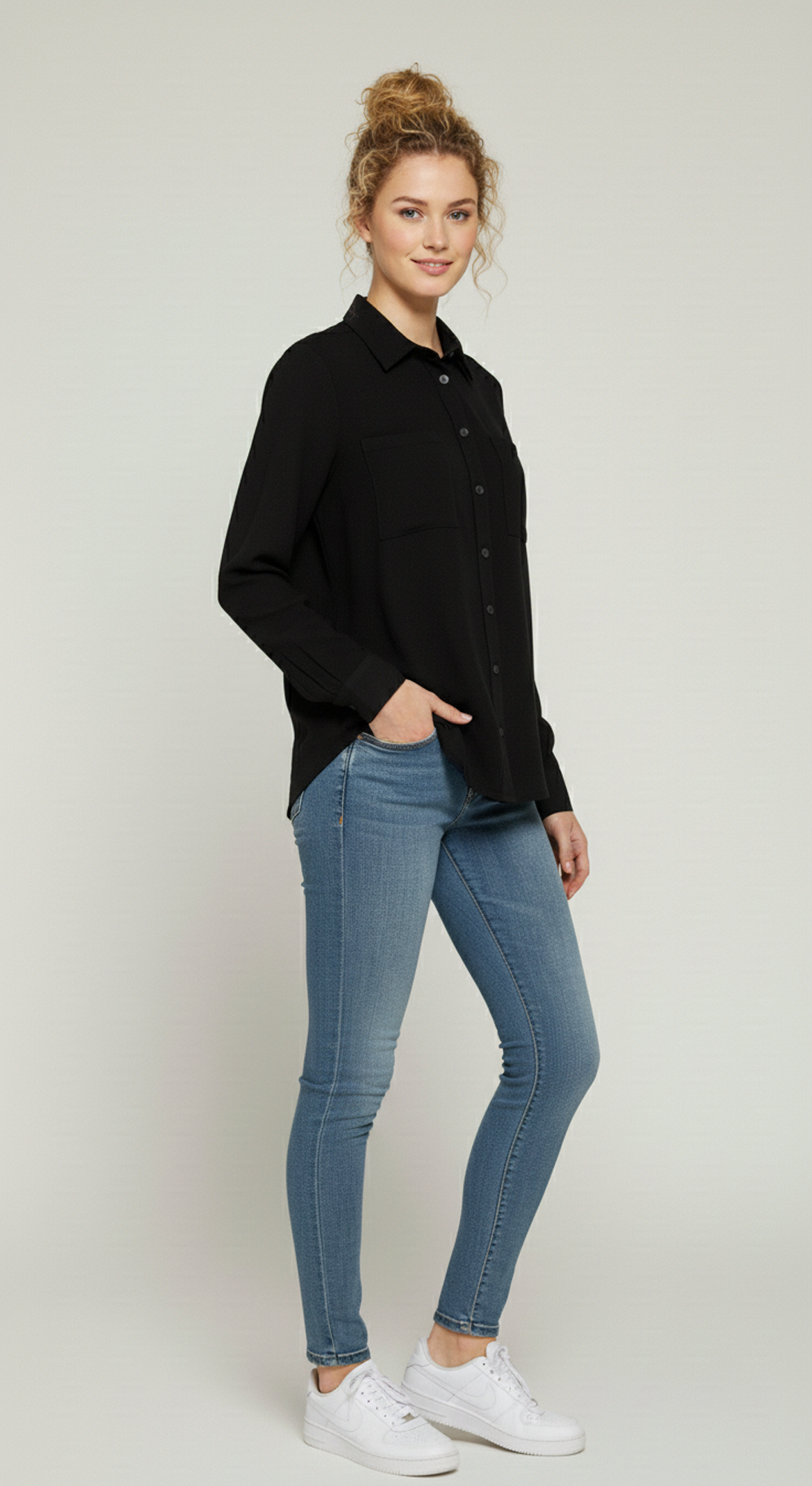 Long Slv Button Down Corduroy Shirt