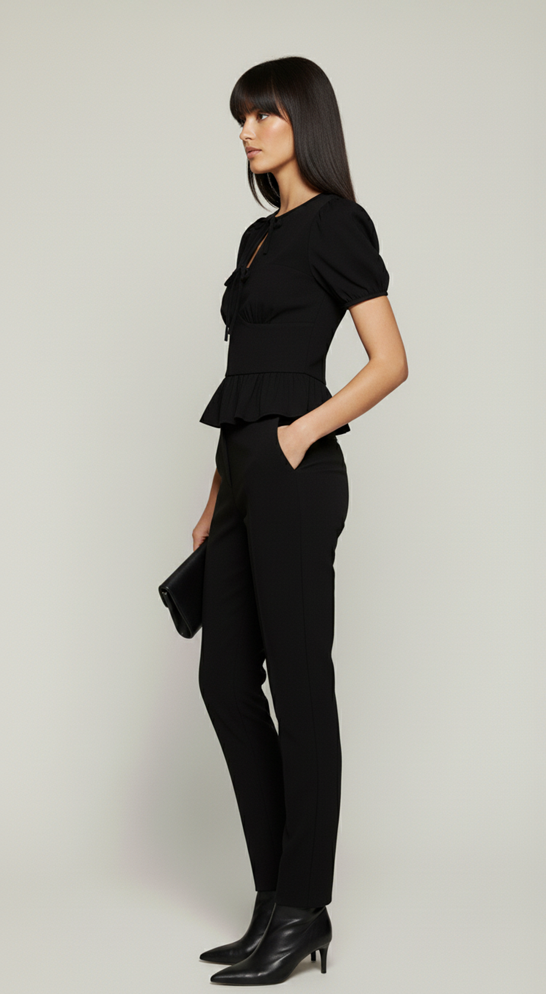 Short Puff Slv Poplin Shirt