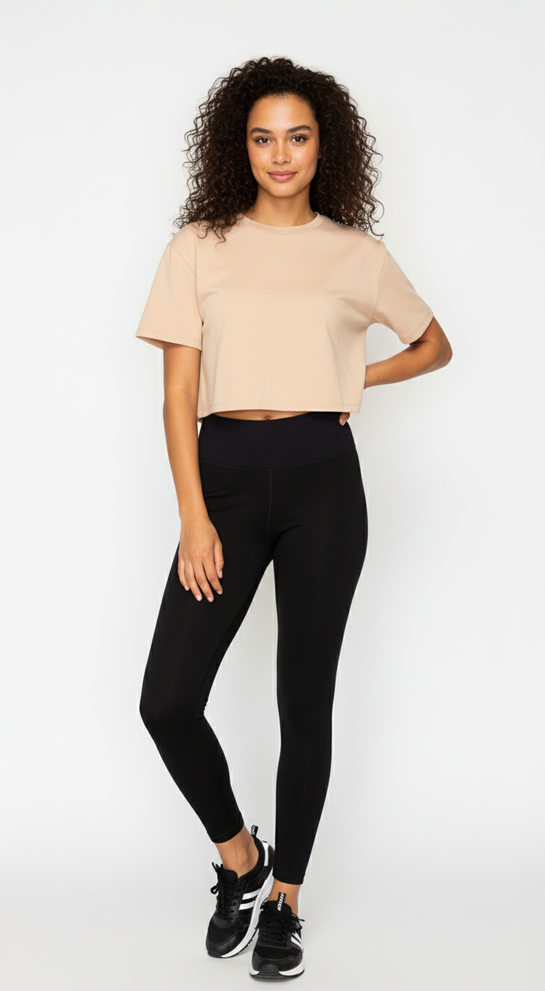Oversized Short Sleeve Cropped Boxy T-shirt