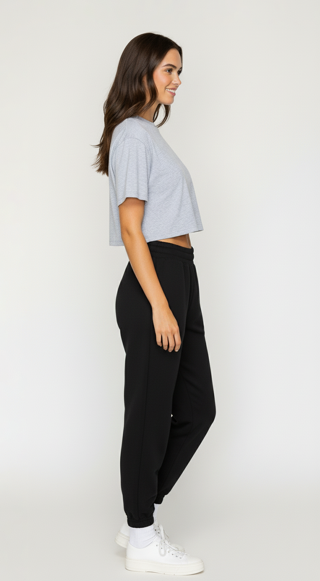 Oversized Short Sleeve Cropped Boxy T-shirt