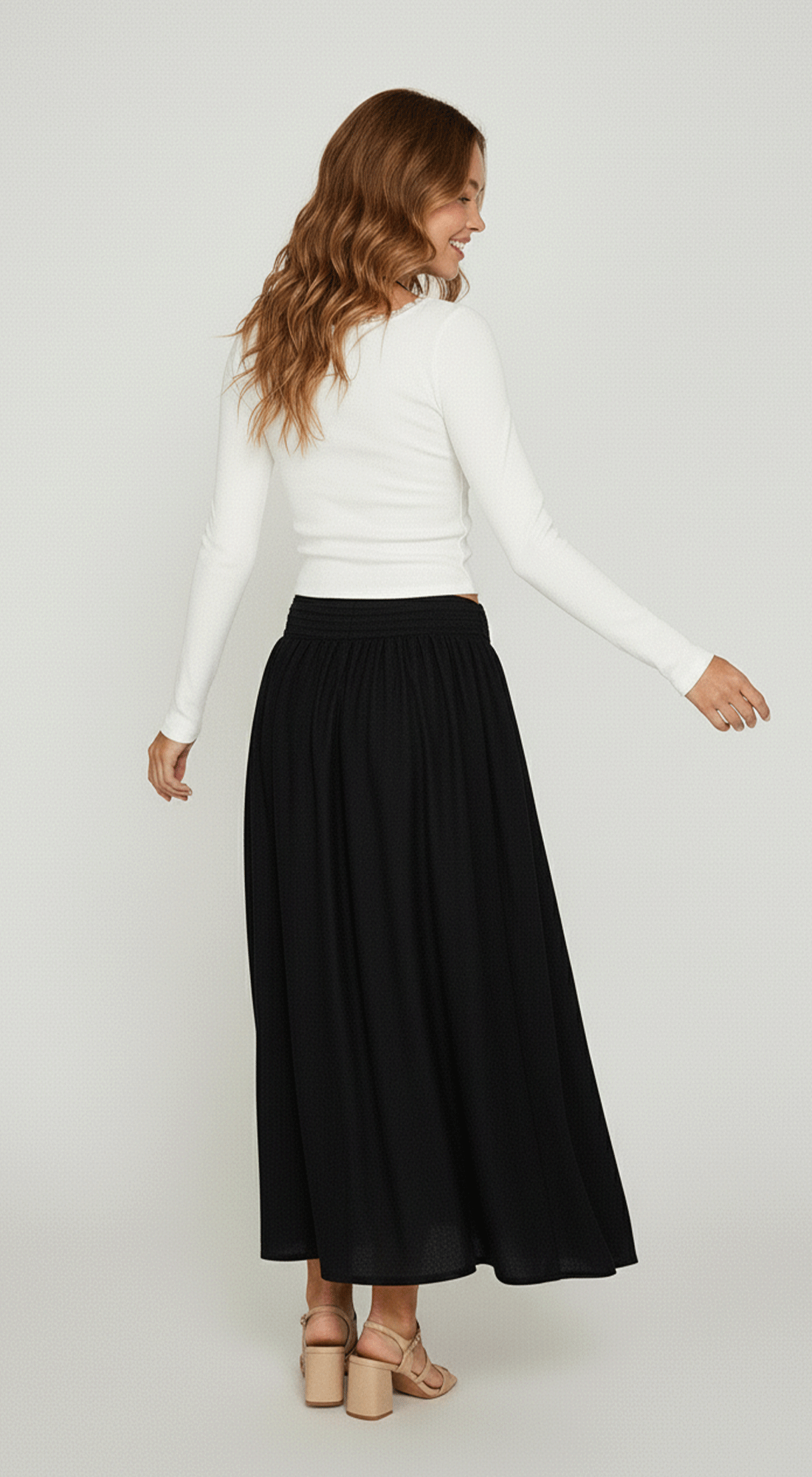 Lace Patchwork U-neck Top
