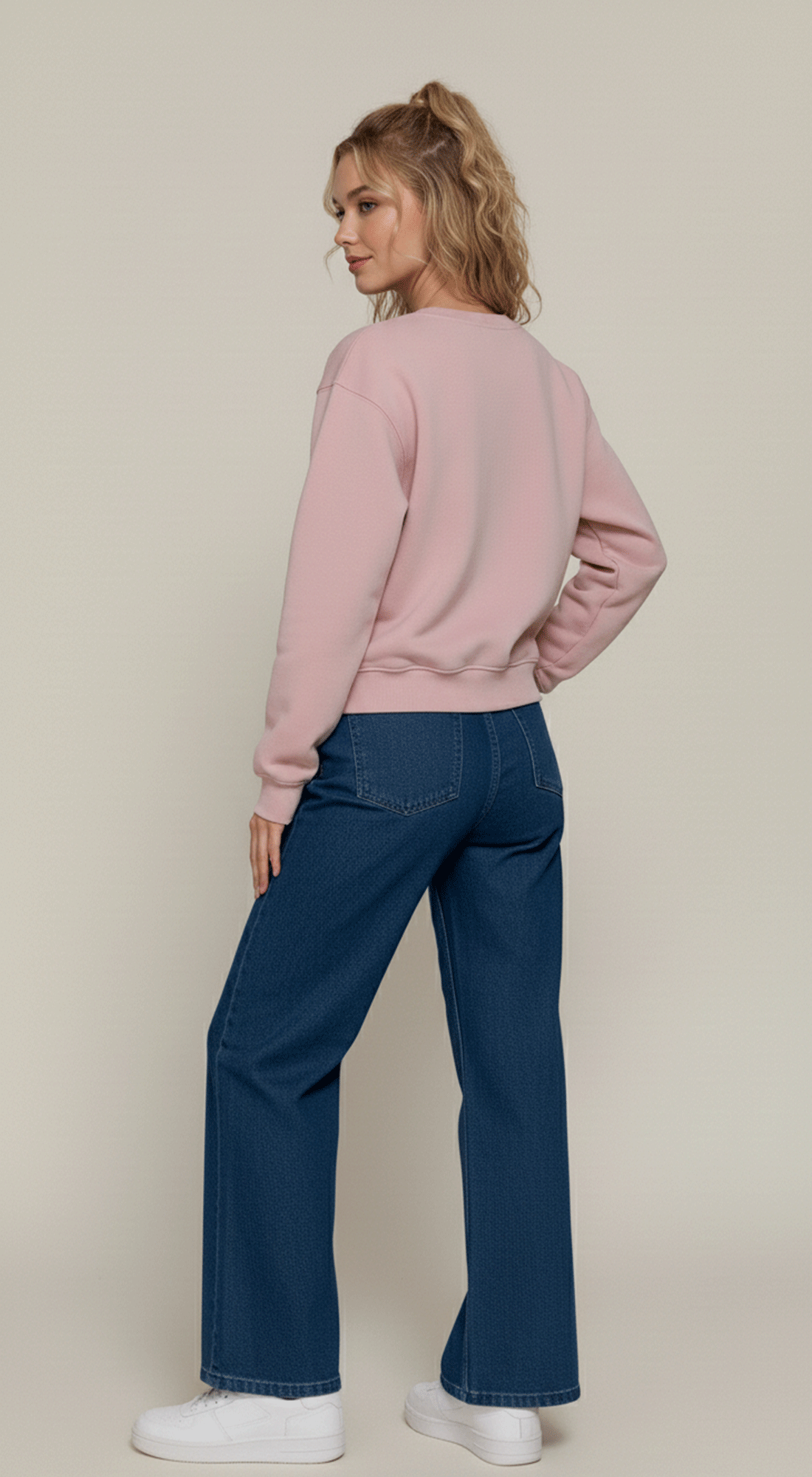 Print Inner Fleece Sweatshirt