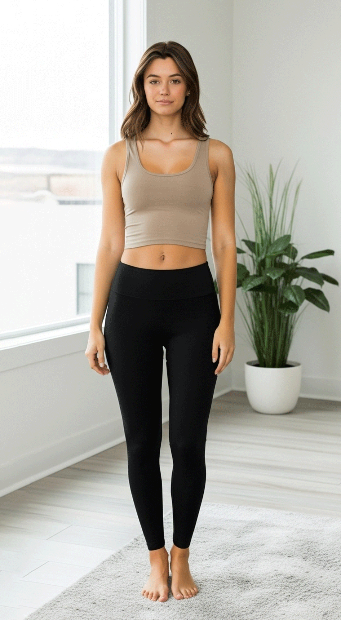 Crop Racerback Tank Top