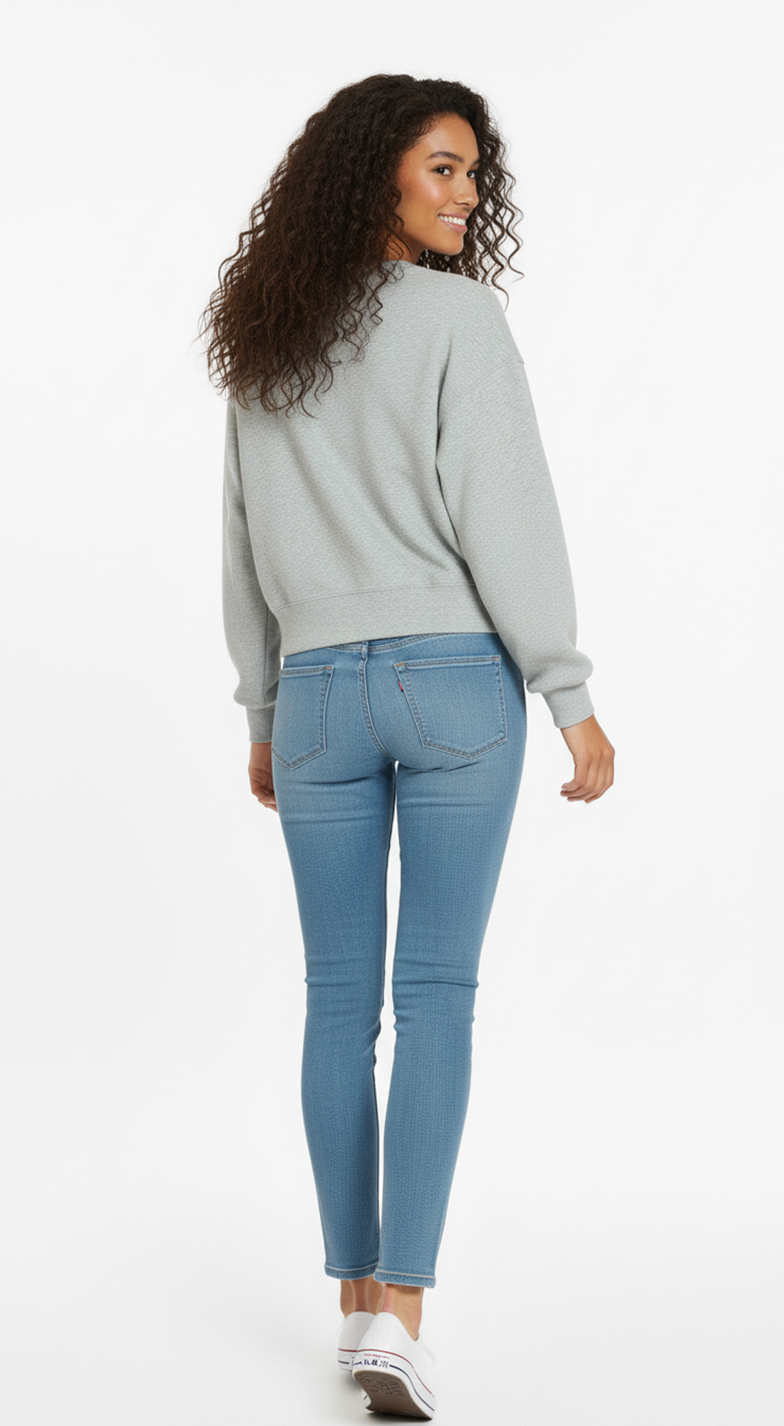 Fleece Crew Neck Cropped Pullover Sweatshirts