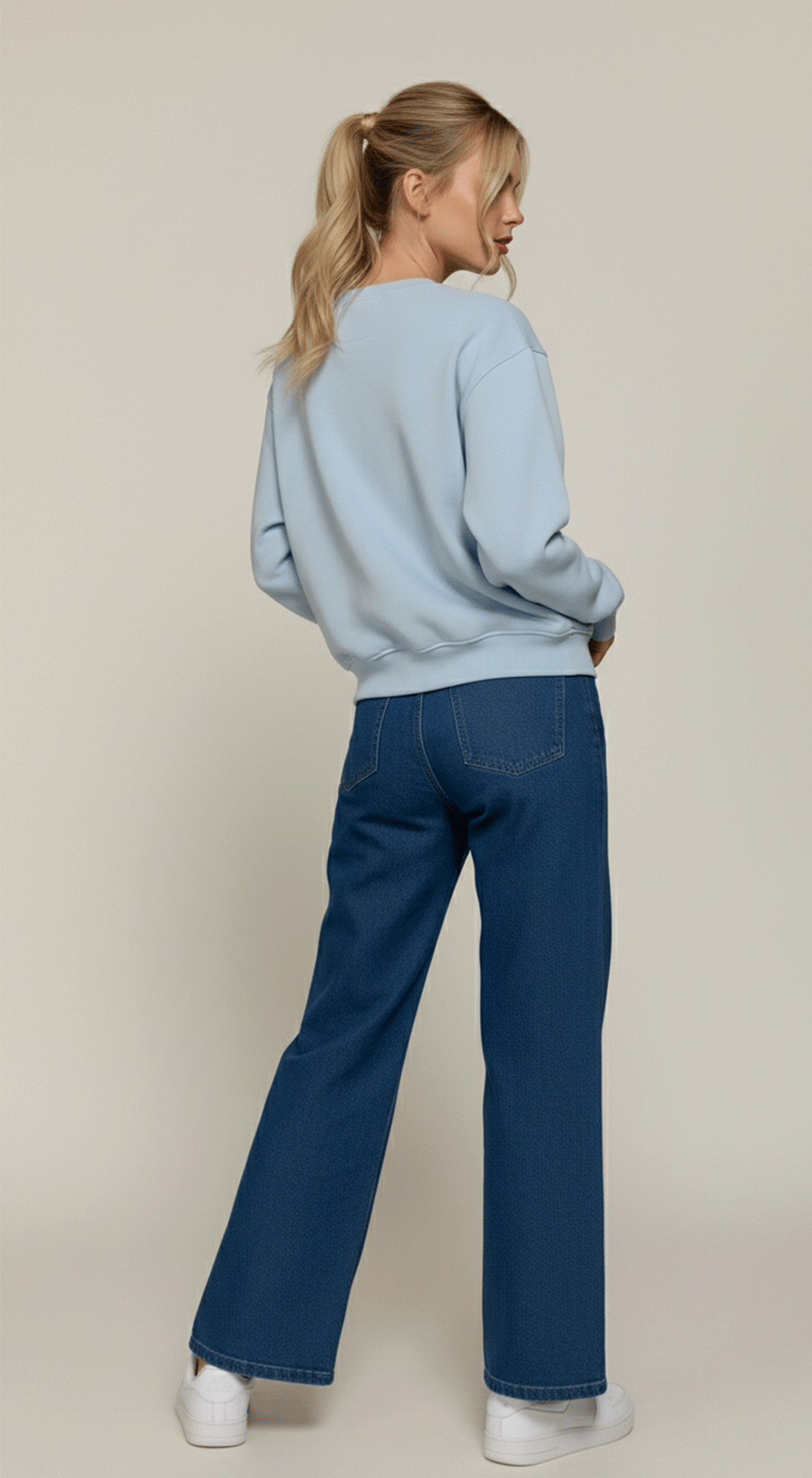 Print Inner Fleece Sweatshirt