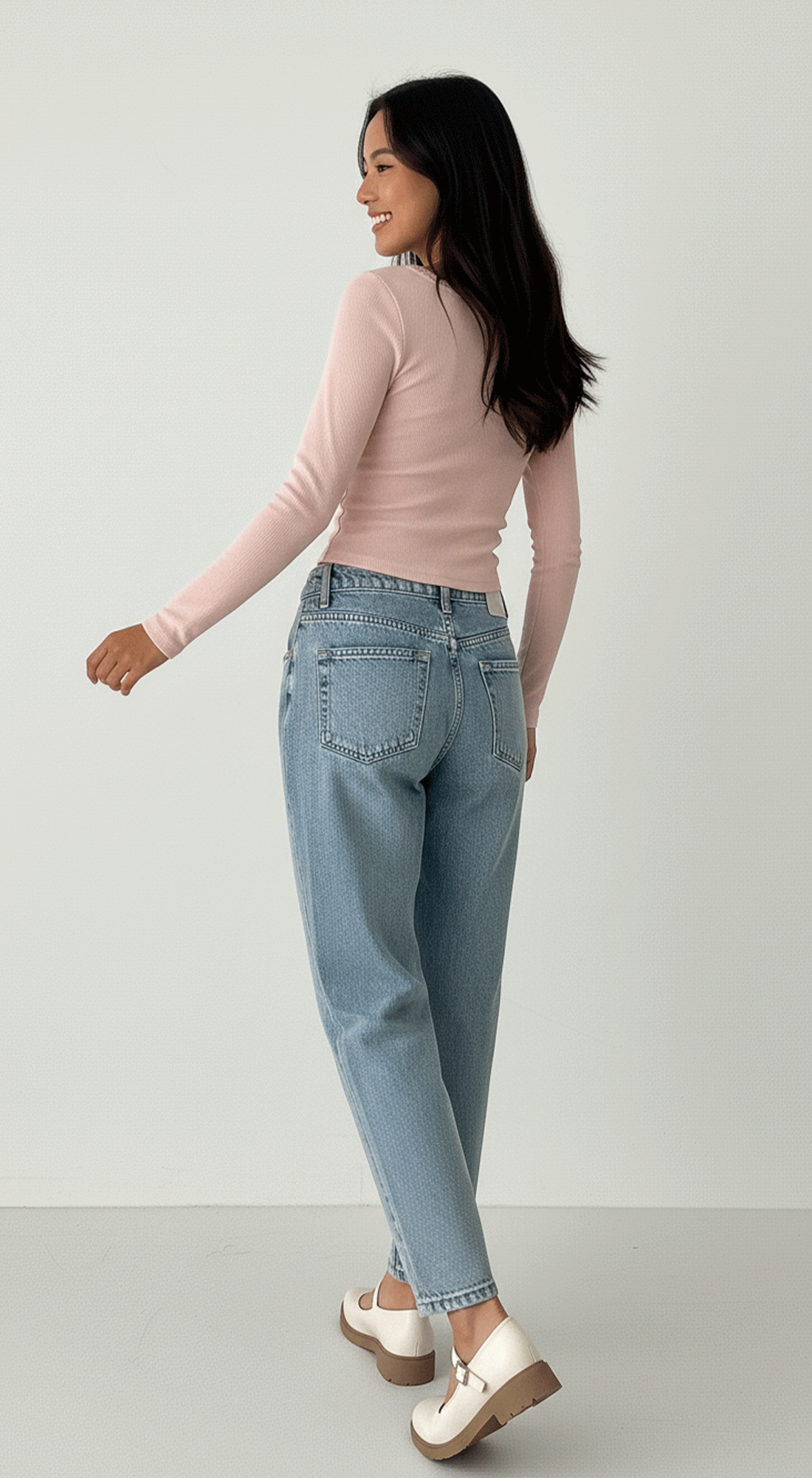 Lace Patchwork U-neck Top