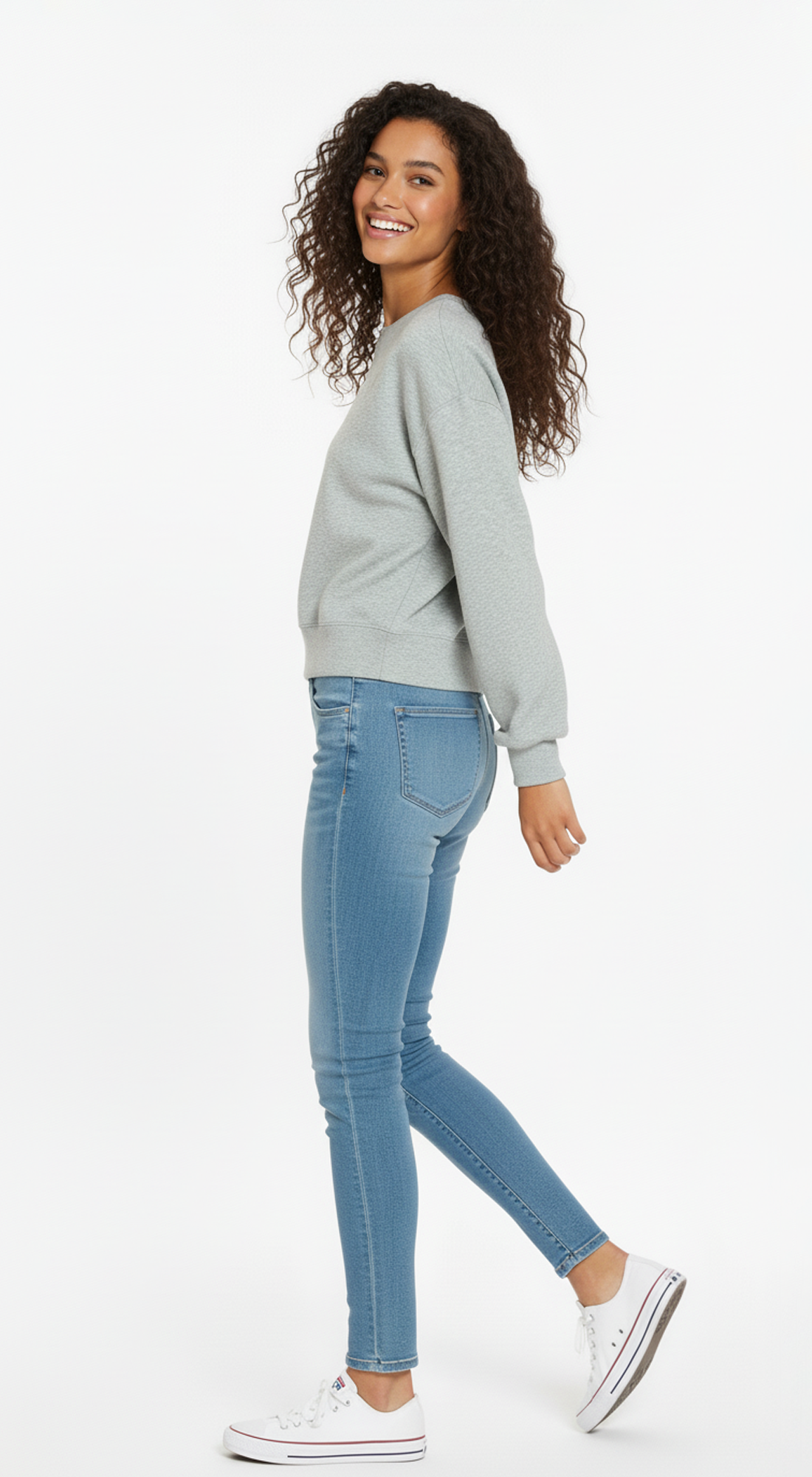 Fleece Crew Neck Cropped Pullover Sweatshirts