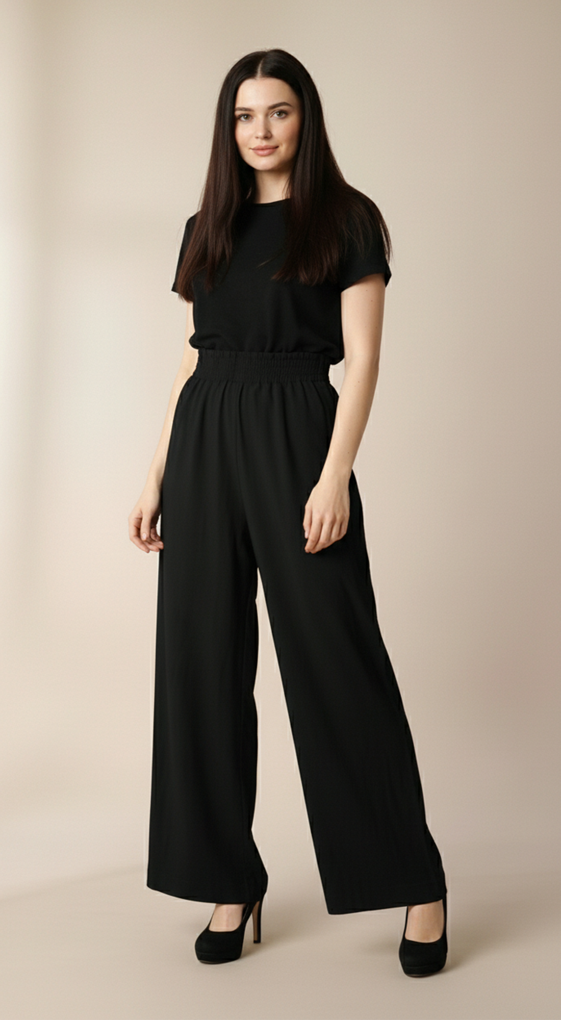Classic Wide-Leg Pants