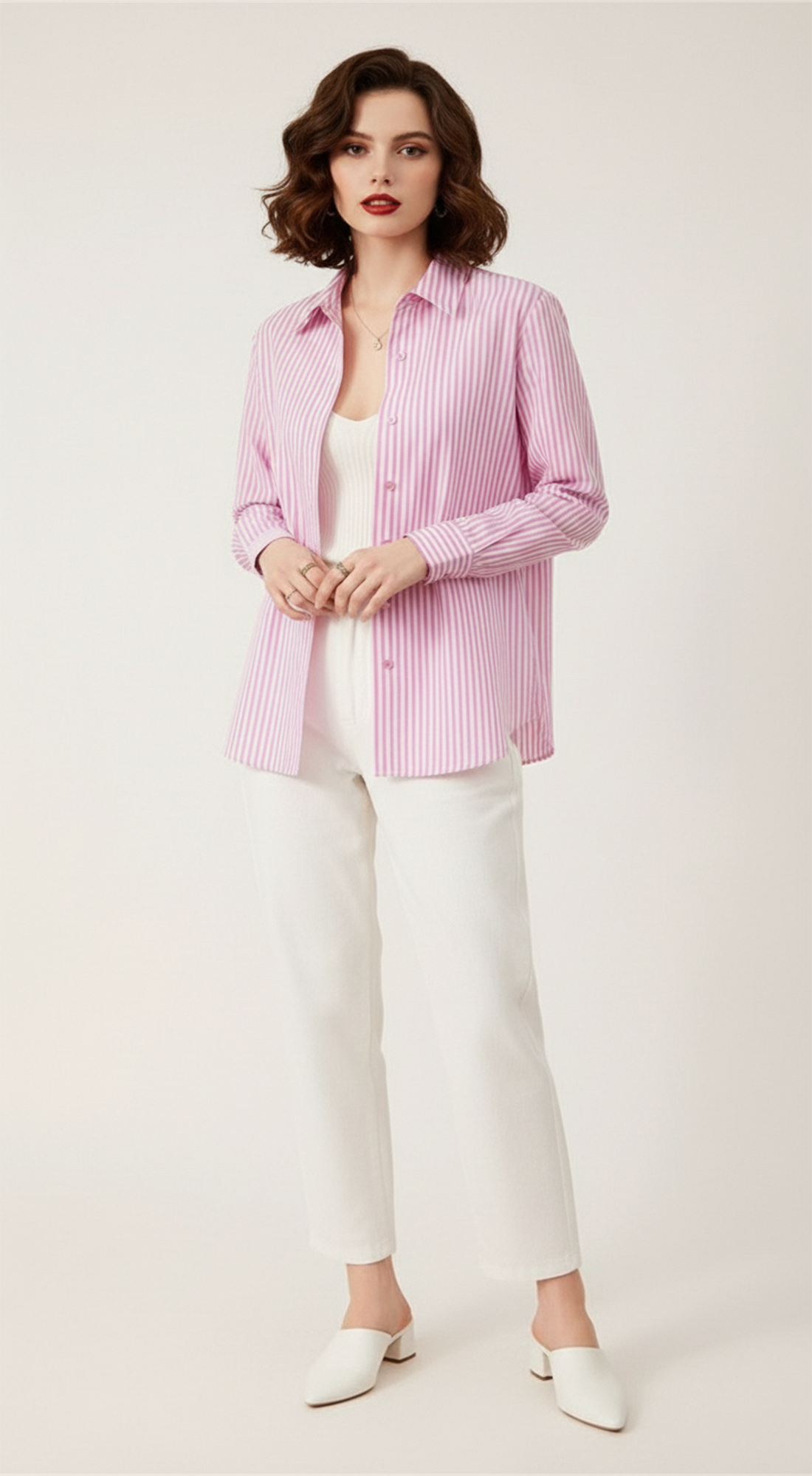 Candy Stripe Poplin Shirt