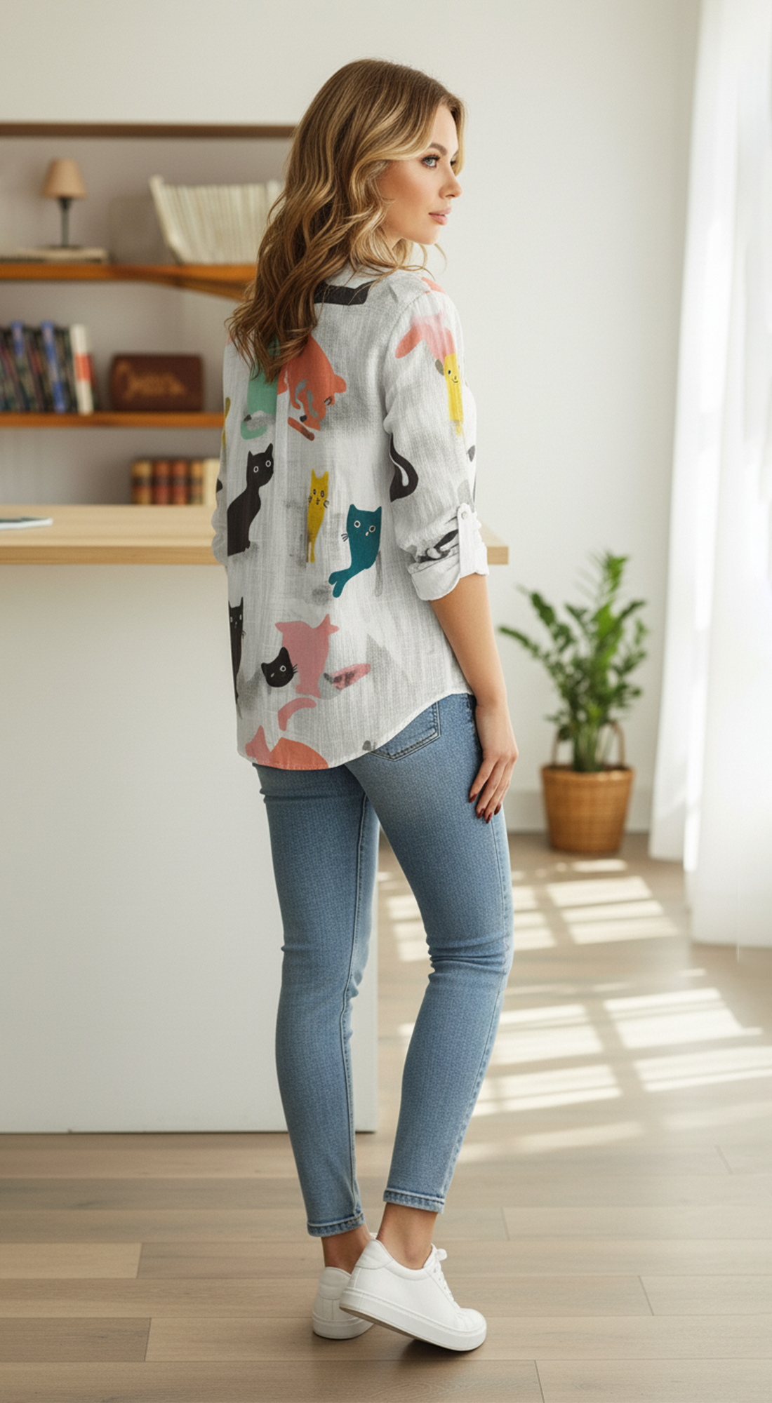 WhiskerPop Casual Shirt