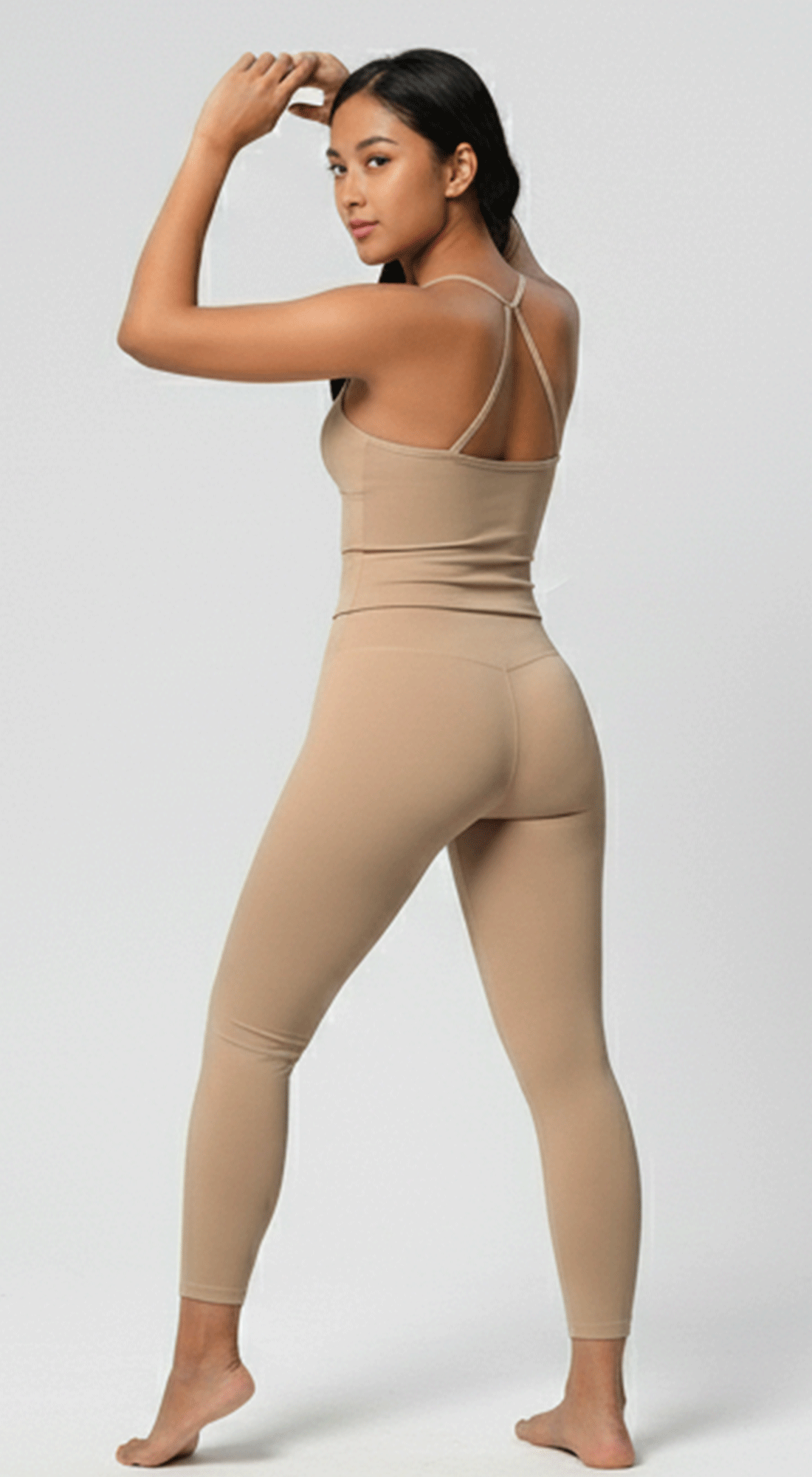 Solid Color Skinny Yoga Camisole Sports Tank Top