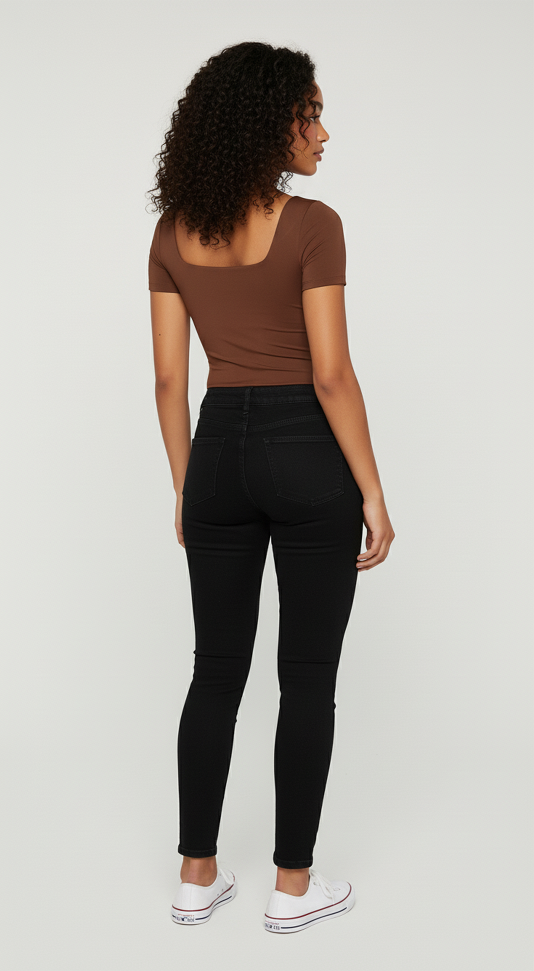 Square Neck Fitted Tee