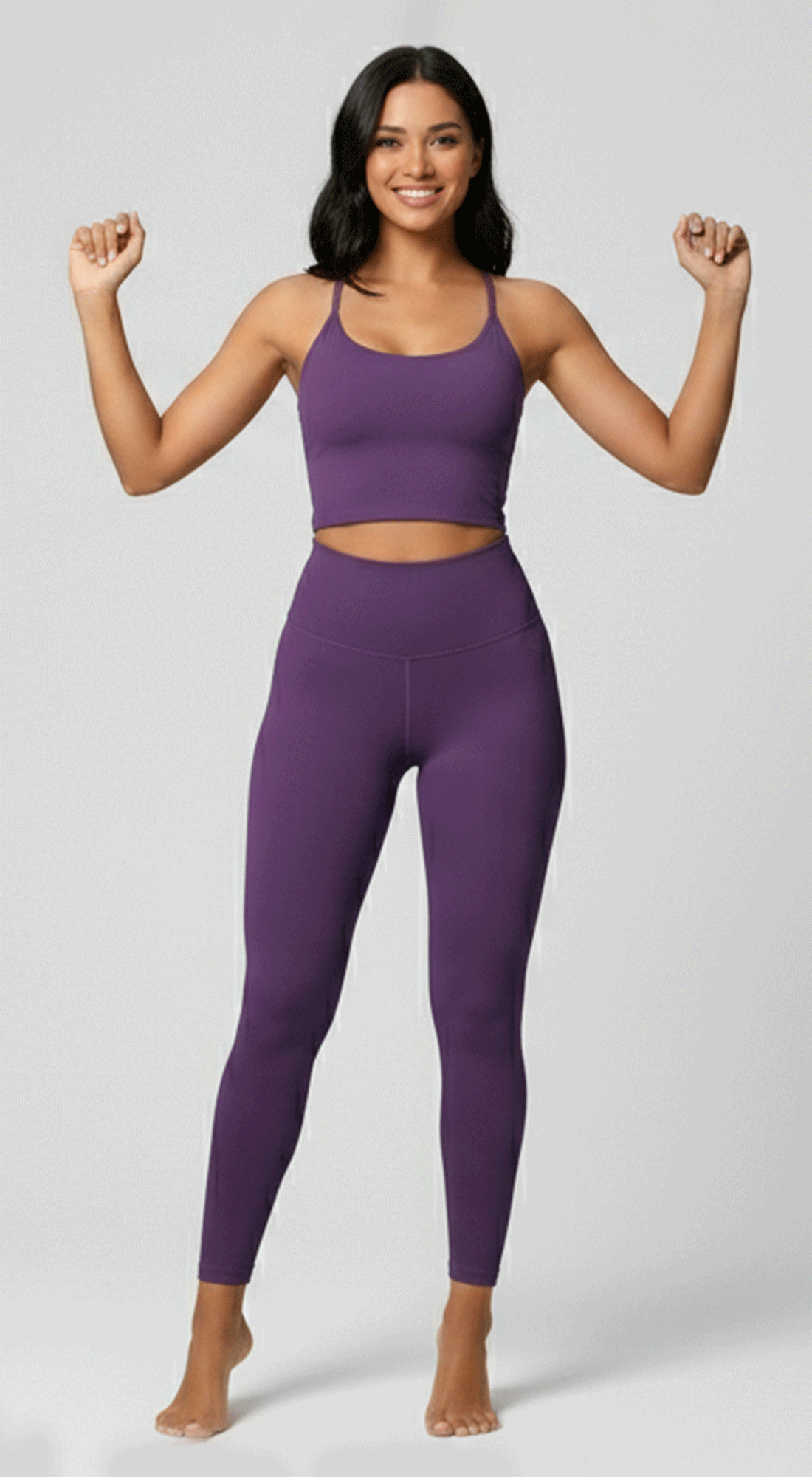 Solid Color Skinny Yoga Camisole Sports Tank Top