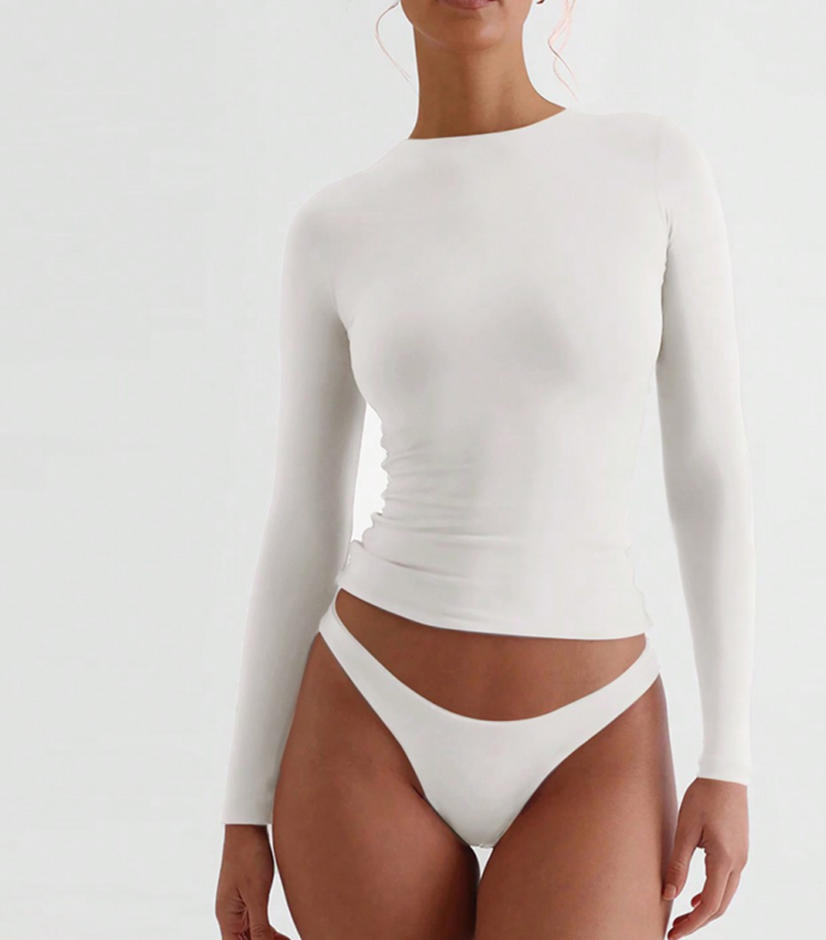 Long Sleeve Crew Neck Top