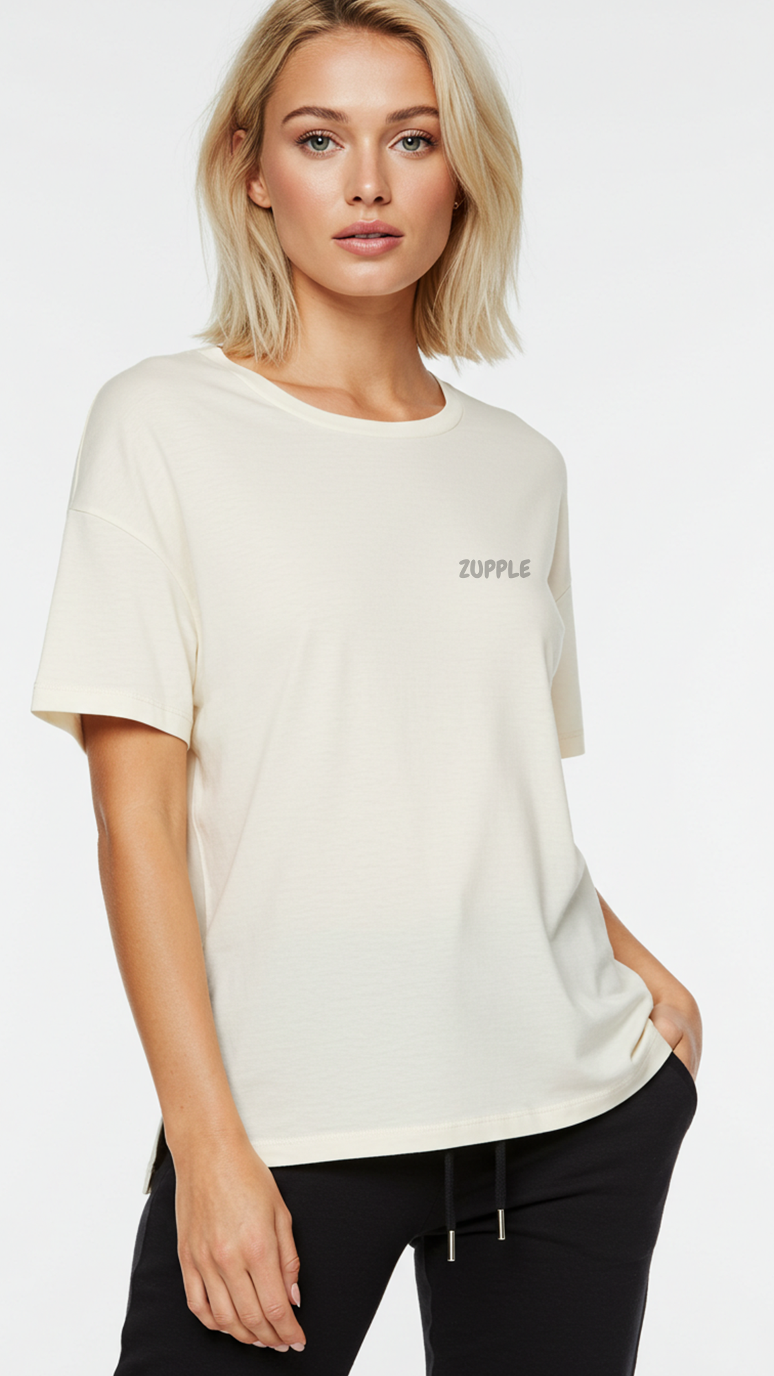 Zupple "Luxury" Lifestyle Oversized T Shirt Women's