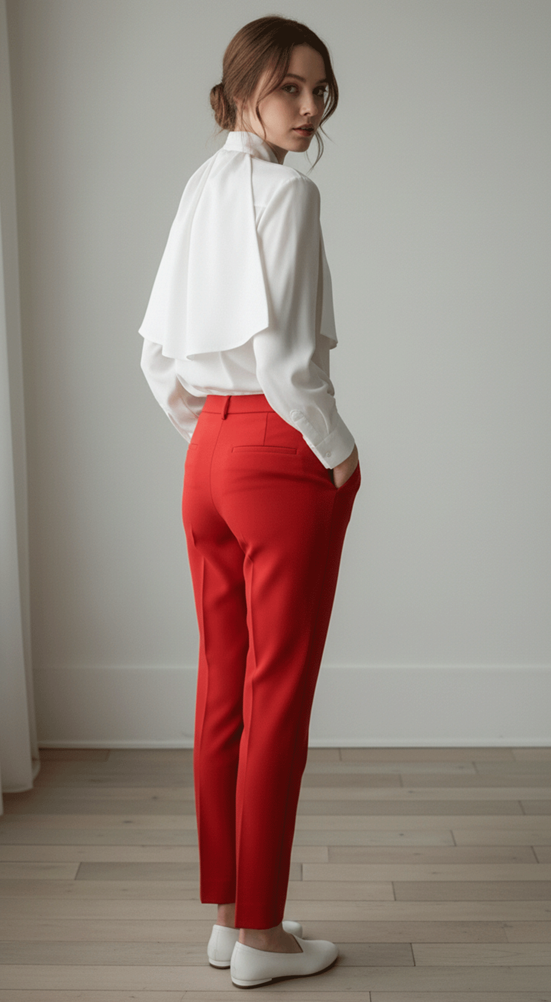 Avant Garde Scarf-Neck Shirt