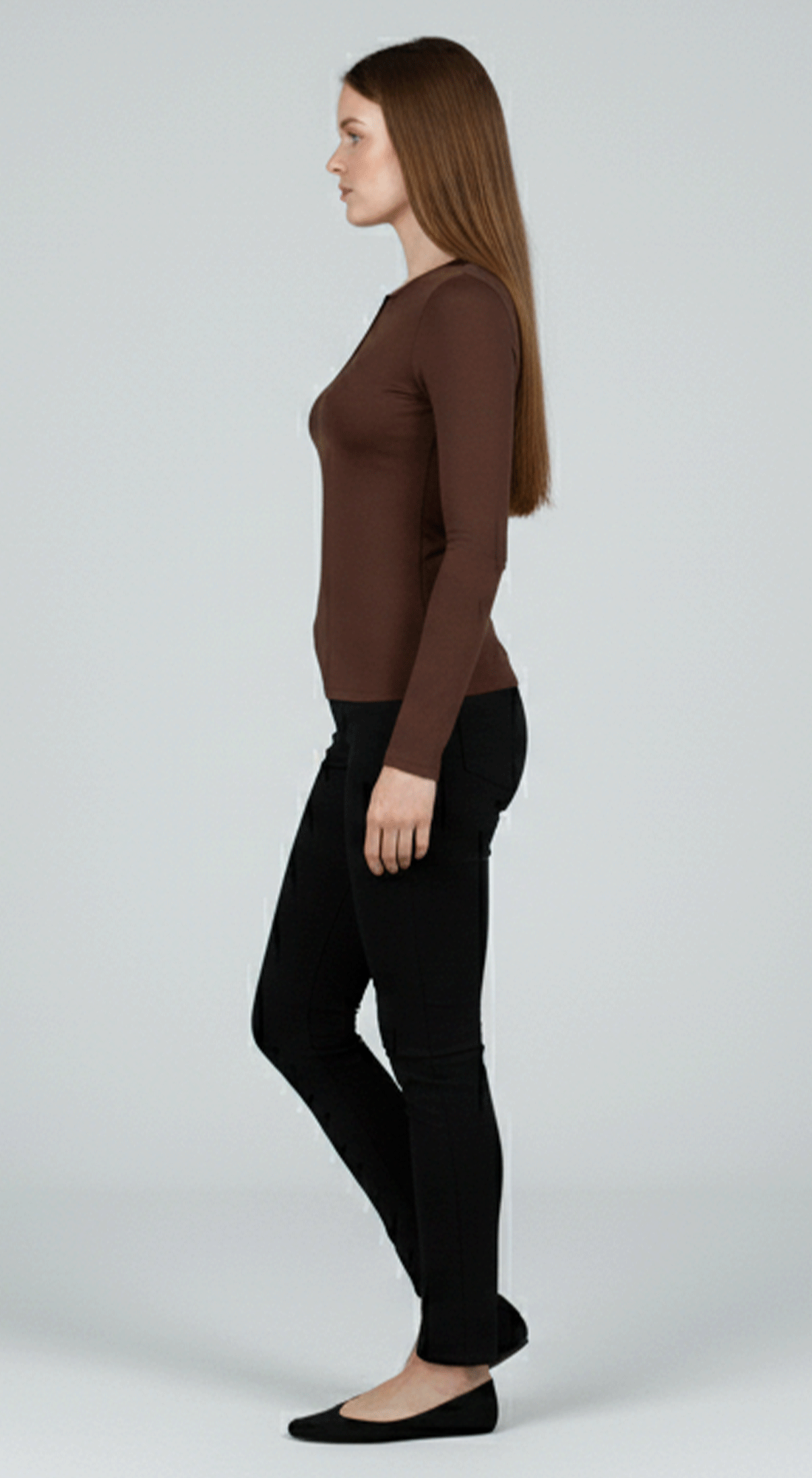Modern Zip Crew Top